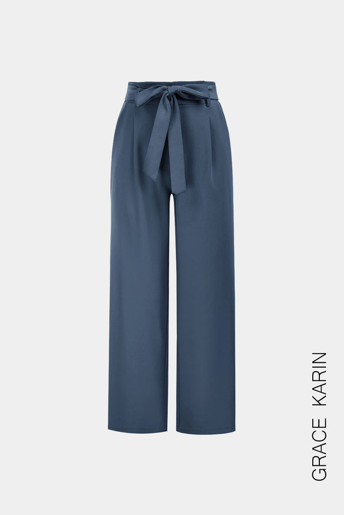 GRACE KARIN Straight Leg with Belt Loose Fit Trousers​Please check the measurements below and choose the right size. Size US UK DE Unit Fit Waist Fit Hips OutseamLength InseamLength S 4~6 8~10 32~34 cm 66~68.5 93~95.5 98.0 67.5 inch 26~27 36.5~37.5 38.6 2