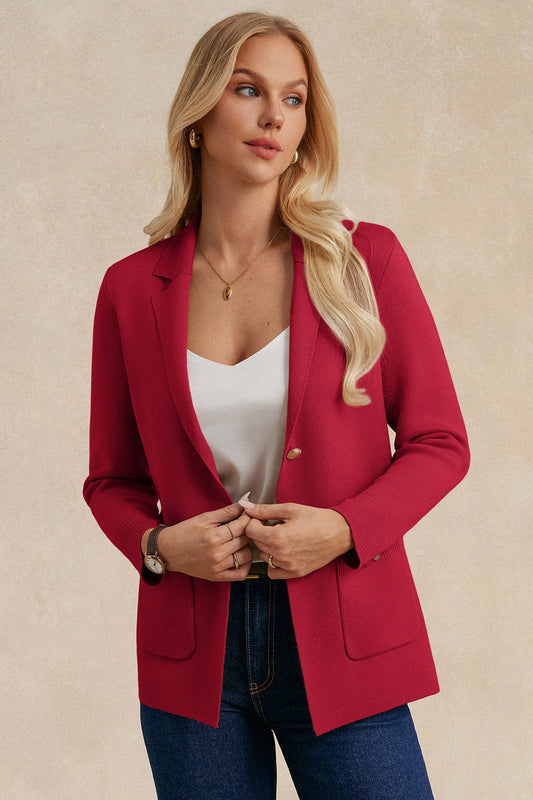 GRACE KARIN Dames Cardigan met Lange Mouwen V-Hals Cardigan Dames Elegante Herfst, Wit, XL GRACE KARIN Dames Cardigan met Lange Mouwen V-Hals Cardigan Dames Elegante Herfst, Wit, XL
