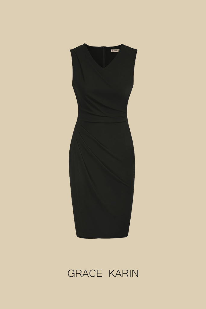 GRACE KARIN Ruched Bodycon Hips-Wrapped DressPlease check the measurements below and choose the right . Size US UK DE Unit Fit Bust Fit Waist Fit Hips Length S 4~6 8~10 34~36 cm 86.5~89 66~68.5 93~95.5 93 inch 34~35 26~27 36.5~37.5 36.6 M 8~10 12~14 38~40