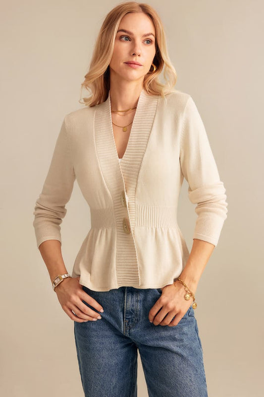 Cardigan Donna Leggero - Maglione Estivo Elegante, In Viscosa E Poliammide, Perfetto Per Serate - Foto 1