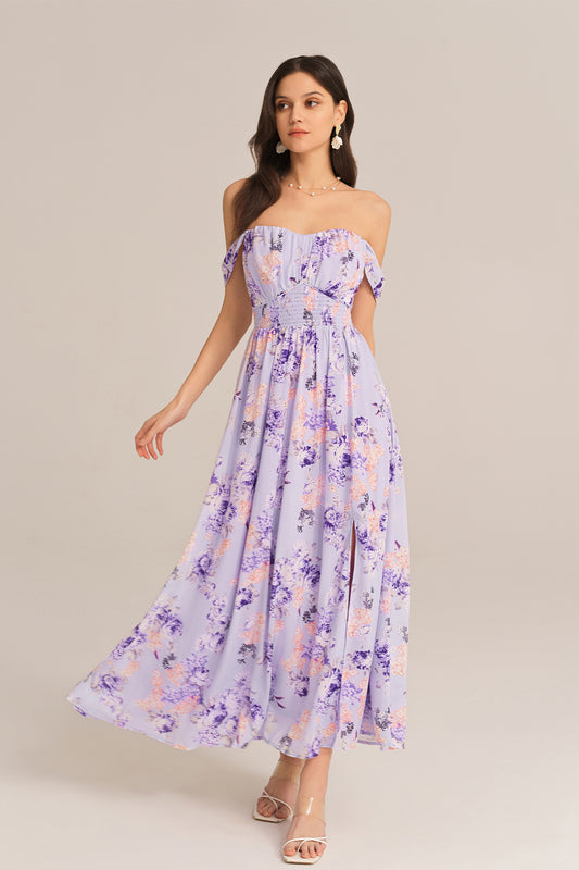 grace karin bridesmaid dresses GRACE KARIN Spring Maxi Beach Dresse Sleeveless Casual Tiered Boho Pink XL NWT