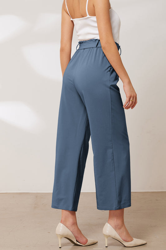 GRACE KARIN Straight Leg with Belt Loose Fit Trousers​Please check the measurements below and choose the right size. Size US UK DE Unit Fit Waist Fit Hips OutseamLength InseamLength S 4~6 8~10 32~34 cm 66~68.5 93~95.5 98.0 67.5 inch 26~27 36.5~37.5 38.6 2