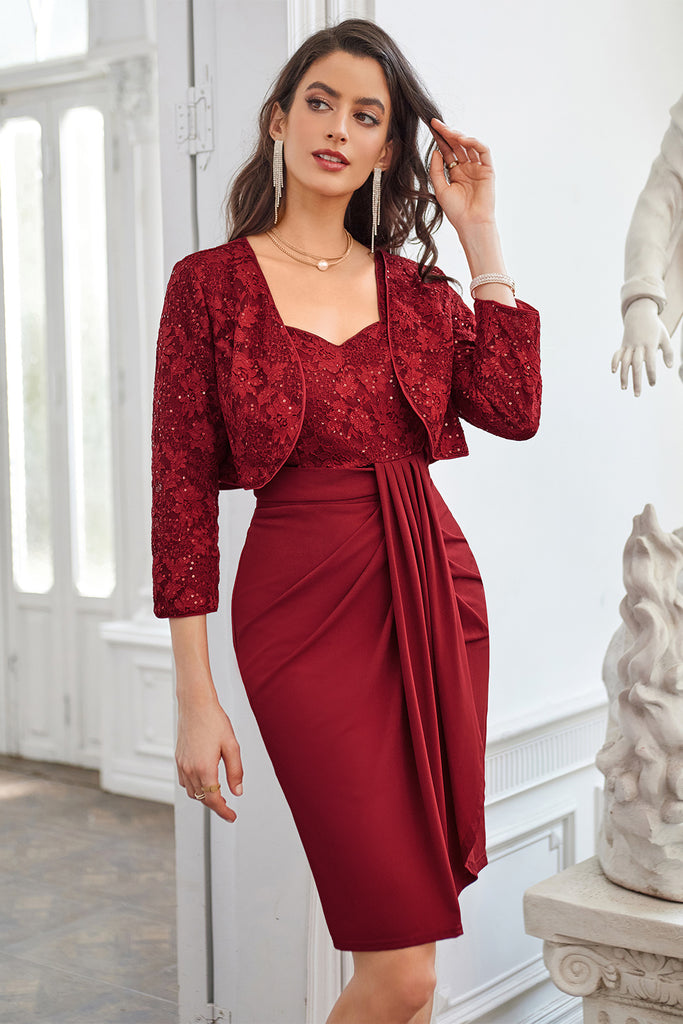 GRACE KARIN Sequined Bolero 3/4 Sleeve Open Front Cropped Shrug​Please check the measurements below and choose the right size. Size(cm) US UK DE Recommended Body size Garment Measurement Bust Waist Back Length Sleeve Length S 4~6 8~10 34~36 86.5~89 70~72.