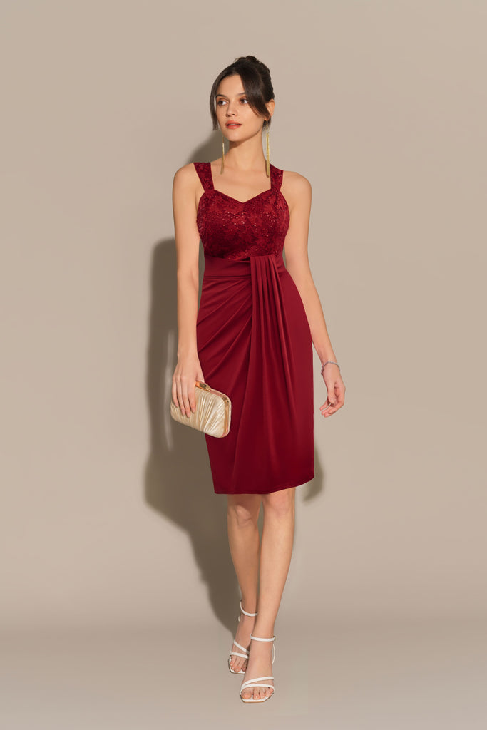 grace karin red sequin dress GRACE KARIN Sequined Halterneck Bodycon Party Dress