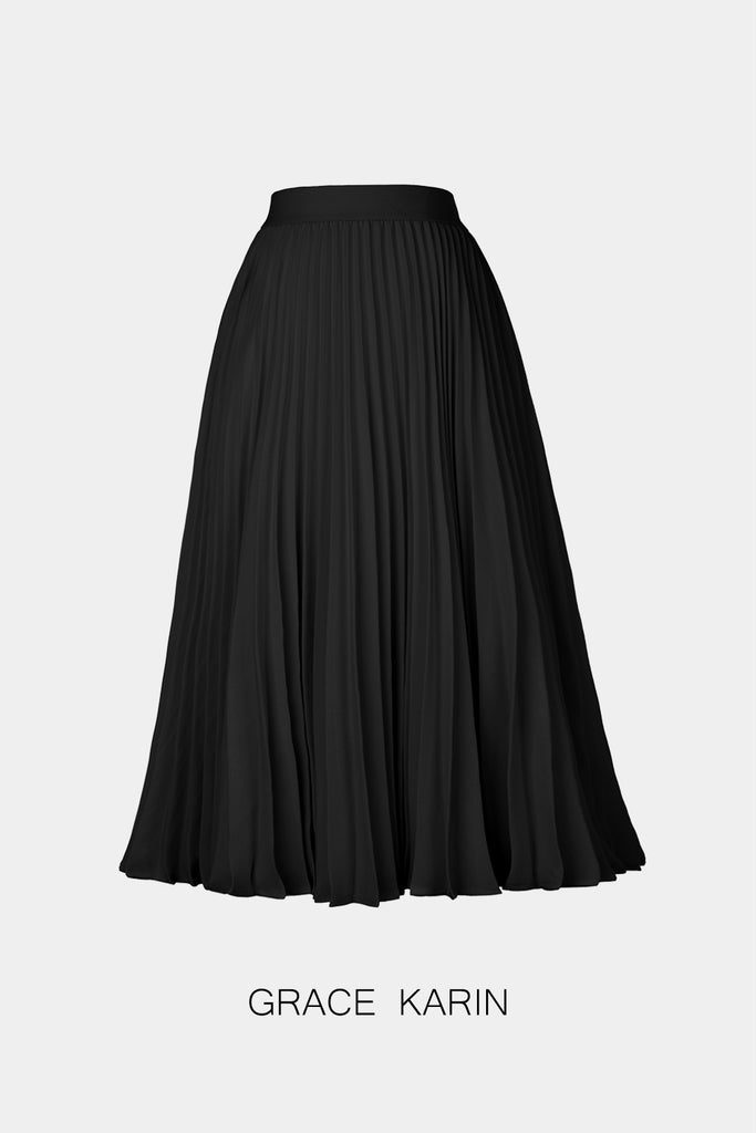 【Only $9.99】GRACE KARIN Elastic Waist Solid Color Pleated SkirtPlease check the measurements below and choose the right size . Size US UK DE Unit Fit Waist Length S 4~6 8~10 32~34 cm 66~68.5 69 inch 26~27 27 M 8~10 12~14 36~38 cm 71~73.5 70 inch 28~29 27.